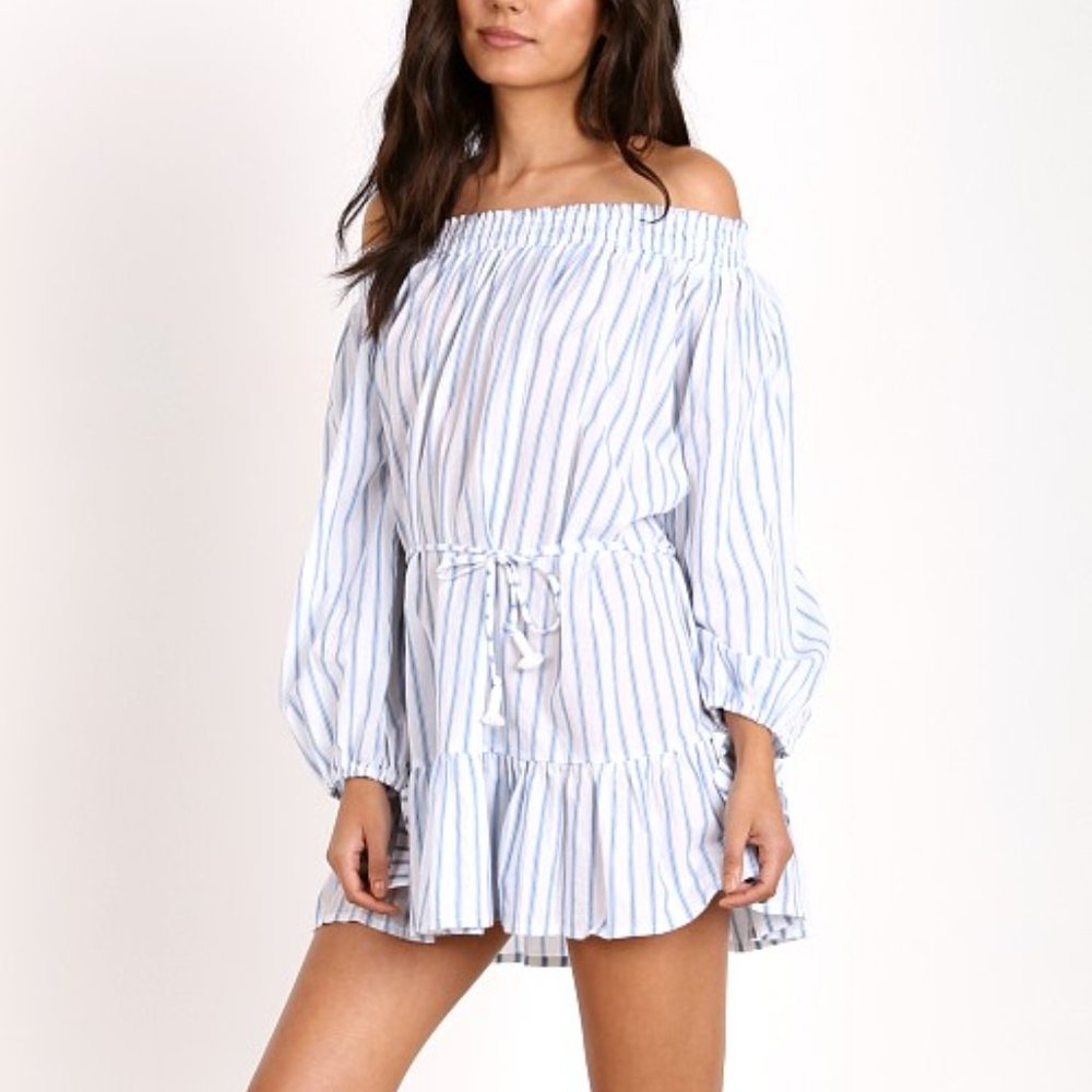 NWT Faithfull the Brand Milos Dress Pallais Stripe sz S
